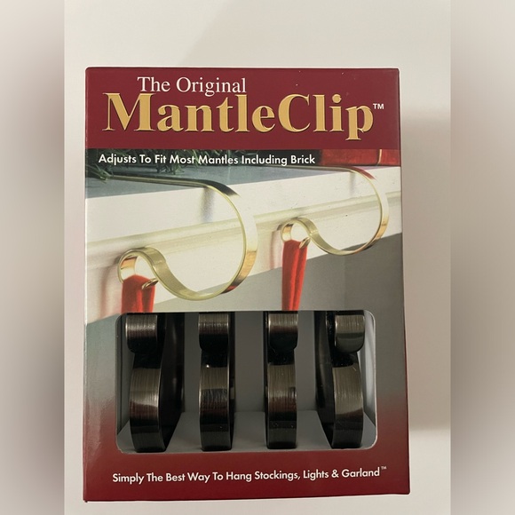 The Original MantleClip Set for Christmas Stockings & Decorations - Picture 1 of 6